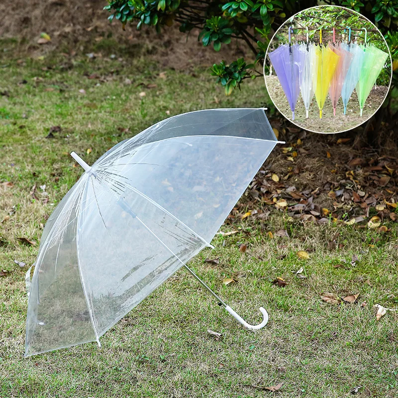 1pc 8-Ribs Sturdy Clear See-Th - đánh giá và giá Golf Umbrella Large
