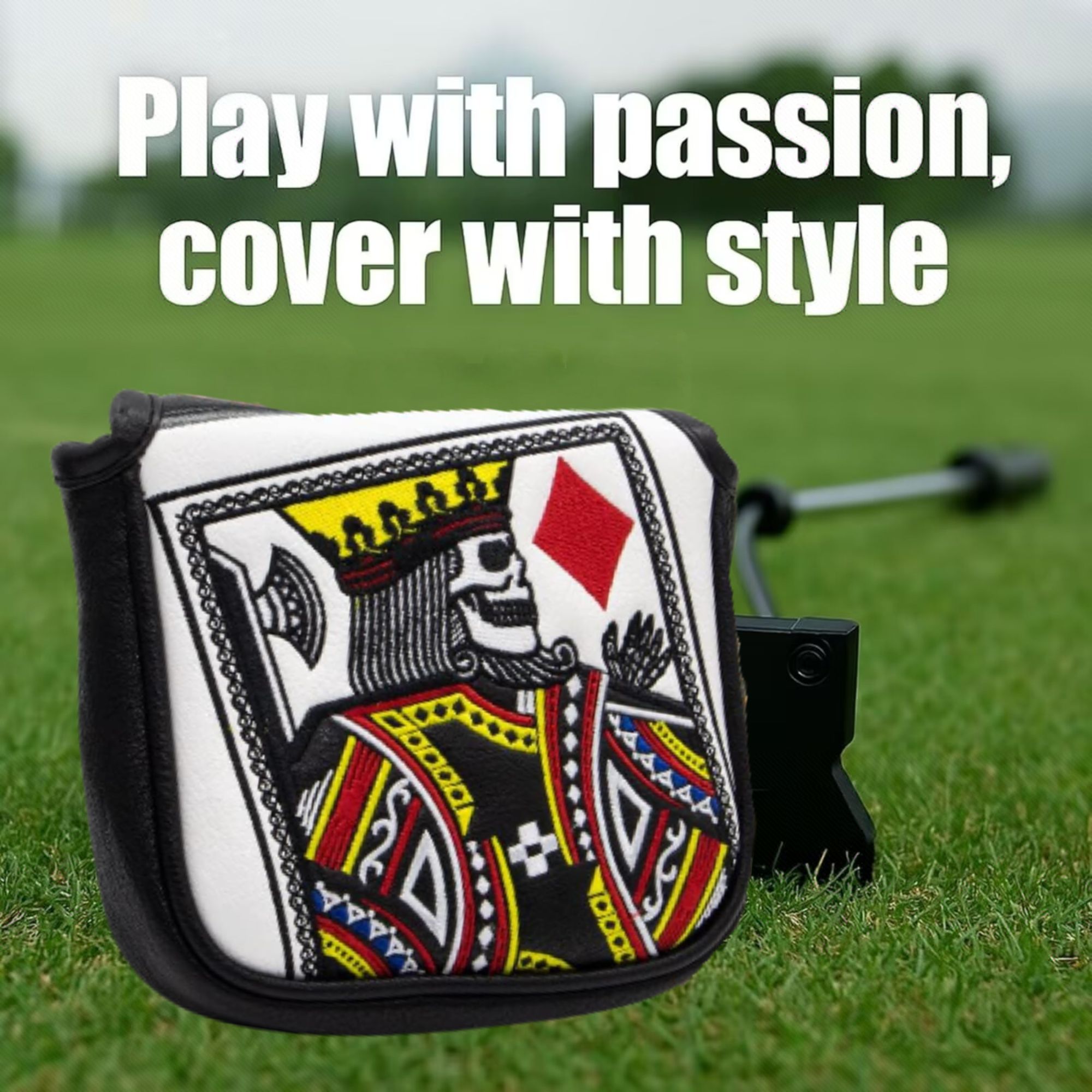 King Of Hearts Embroidered Mal - đánh giá và giá Golf Putter