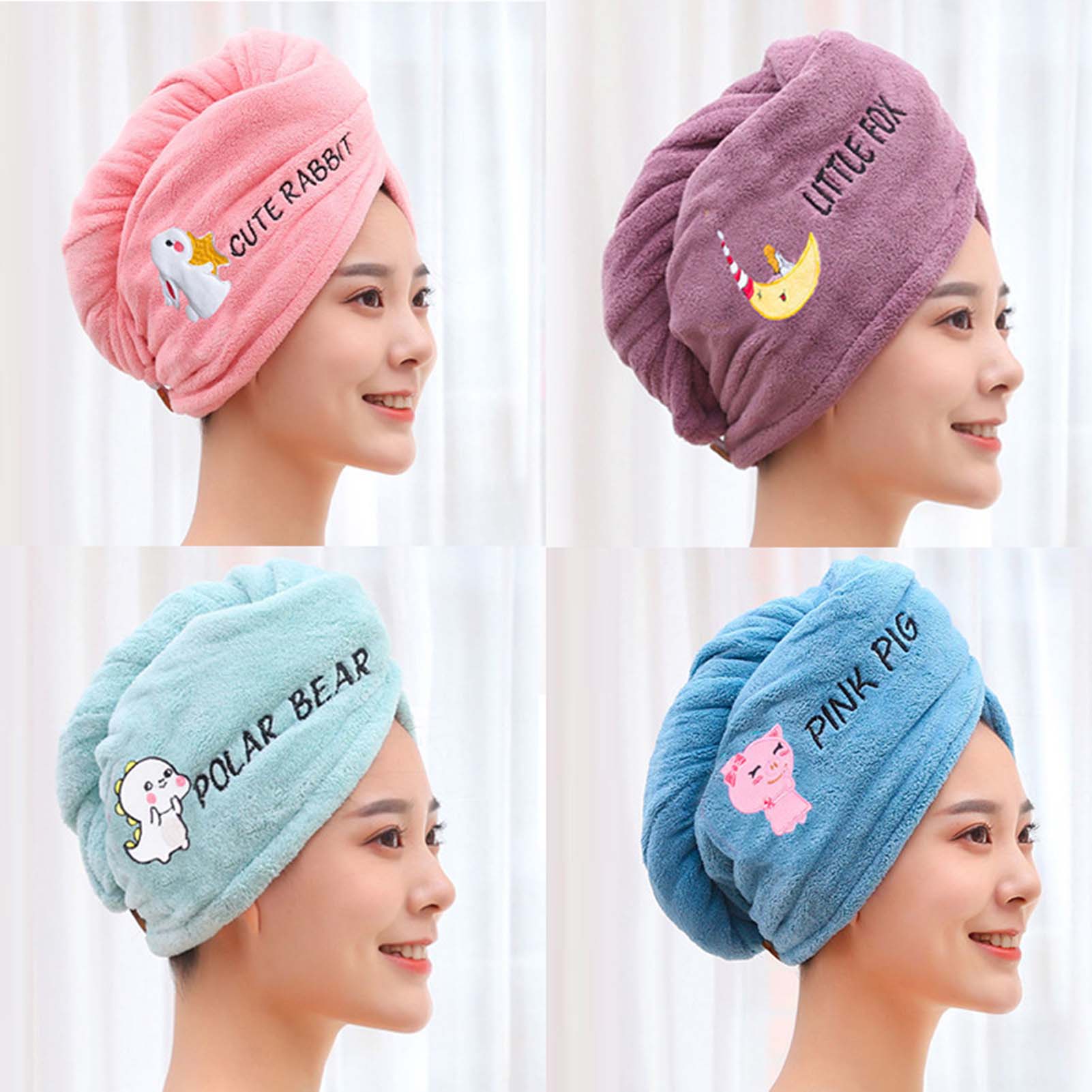 Coral Fleece Womens Hair Towel - đánh giá và giá Golf Towel