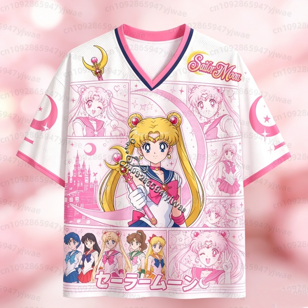 26 Sailor Moon Anime Mesh Jers - đánh giá và giá Golf Tees