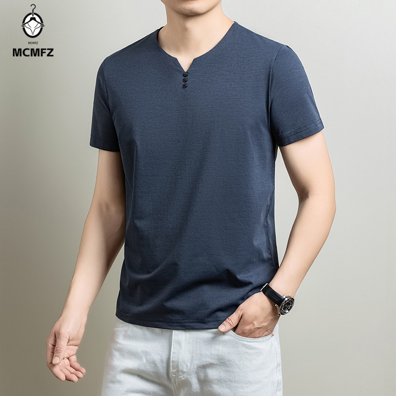Mens Basic Henley T Shirt Comf - đánh giá và giá Golf Tees