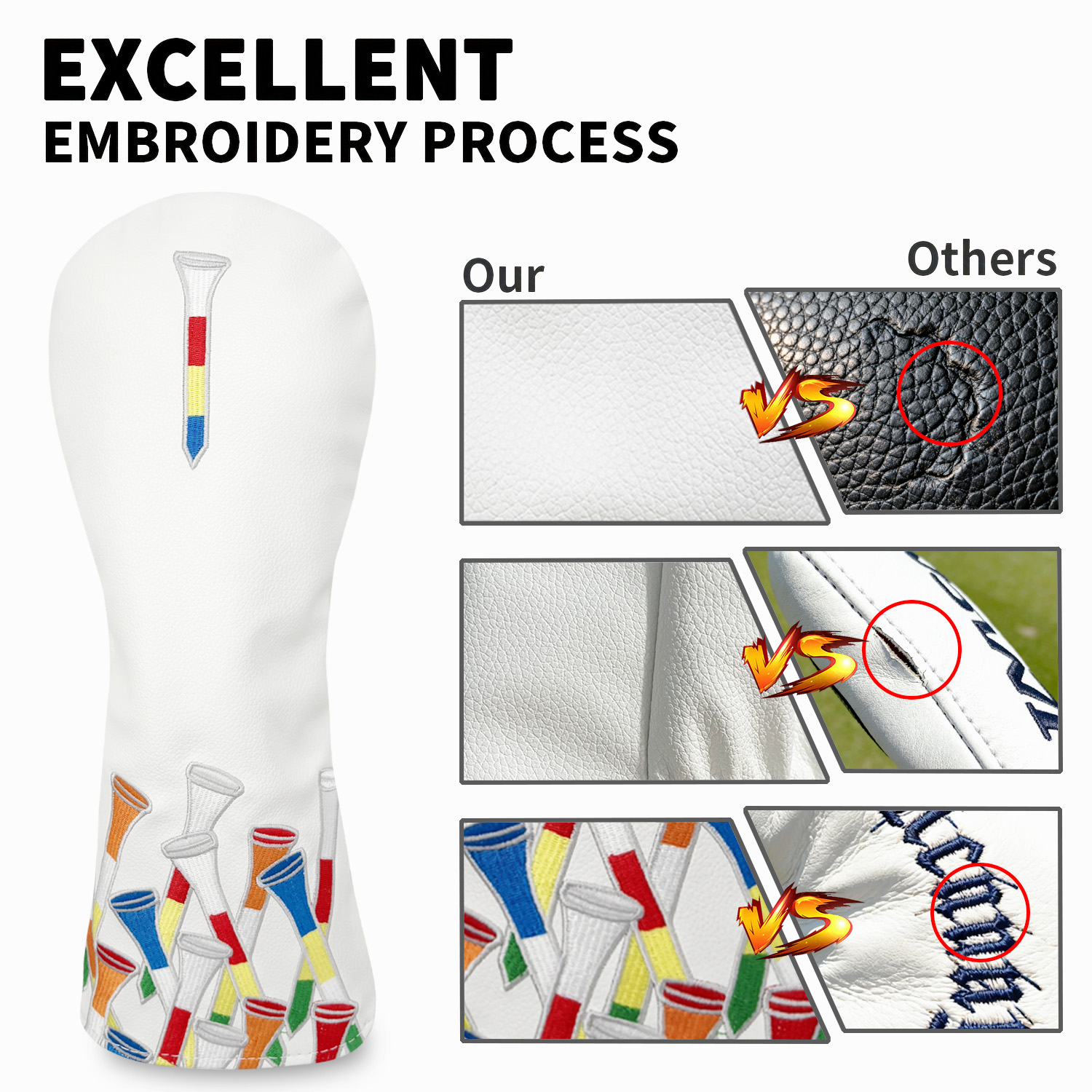 Golf Tee Alphabet Embroidery G - đánh giá và giá Golf Driver